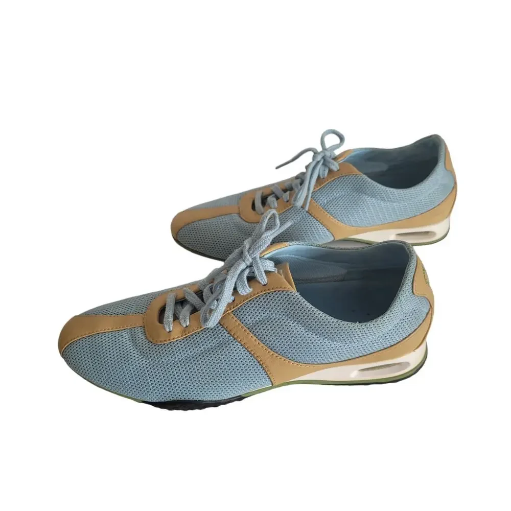 Women's Cole Haan / NikeAir Fashion Oxford Sneakers, Sz. 6.5 Blue Tan
